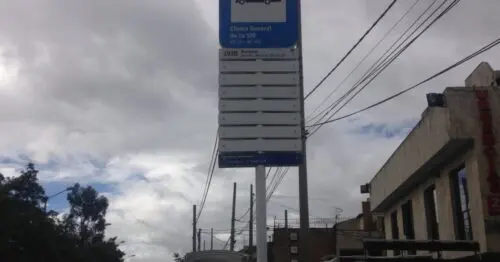 PARADERO SITP CLINICA GENERAL DE LA 100  055A02